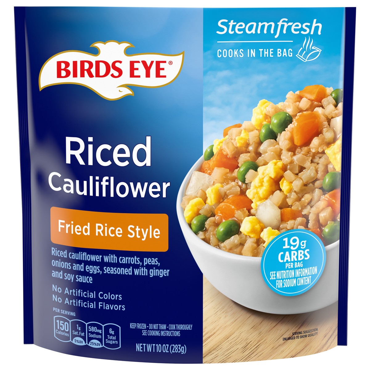 slide 1 of 10, Birds Eye SteamFresh Steamfresh Fried Rice Style Riced Cauliflower 10 oz, 10 oz