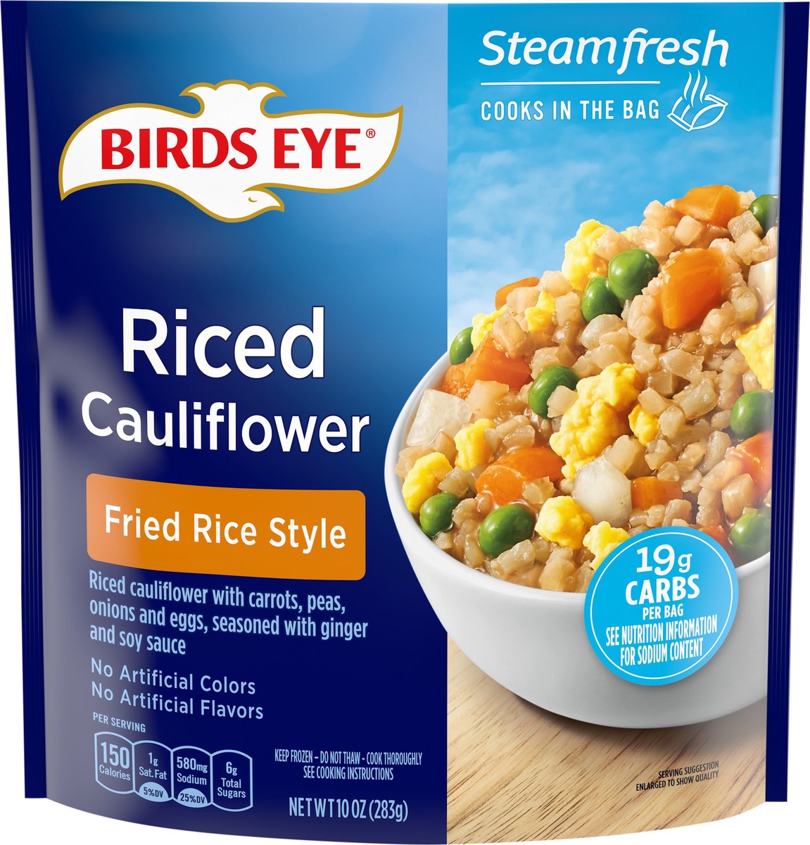 slide 8 of 10, Birds Eye SteamFresh Steamfresh Fried Rice Style Riced Cauliflower 10 oz, 10 oz