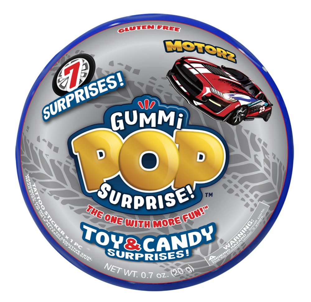 slide 1 of 1, Sweet N Fun Gummi Pop Surprise! Toy & Candy Surprises, 0.7 oz