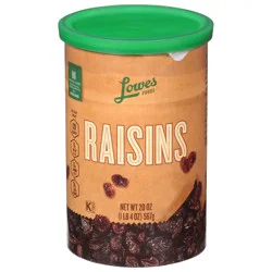 Lowes Foods Raisins Canister