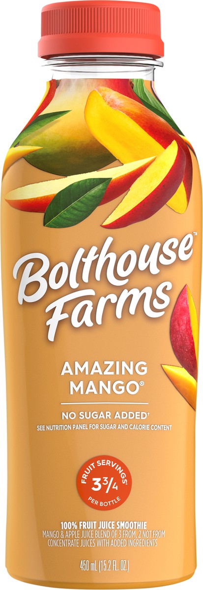 slide 13 of 13, Bolthouse Farms Fruit Juice Smoothie, Amazing Mango- 15.2 oz, 15.20 fl oz