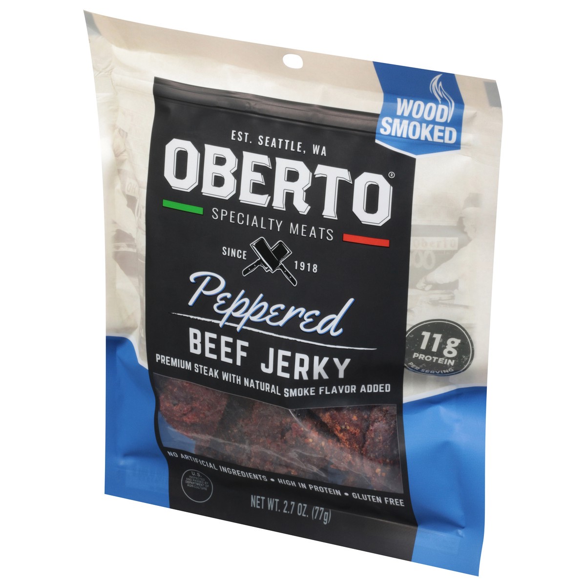 slide 3 of 9, Oberto Peppered Beef Jerky - 2.7 OZ, 2.7 oz