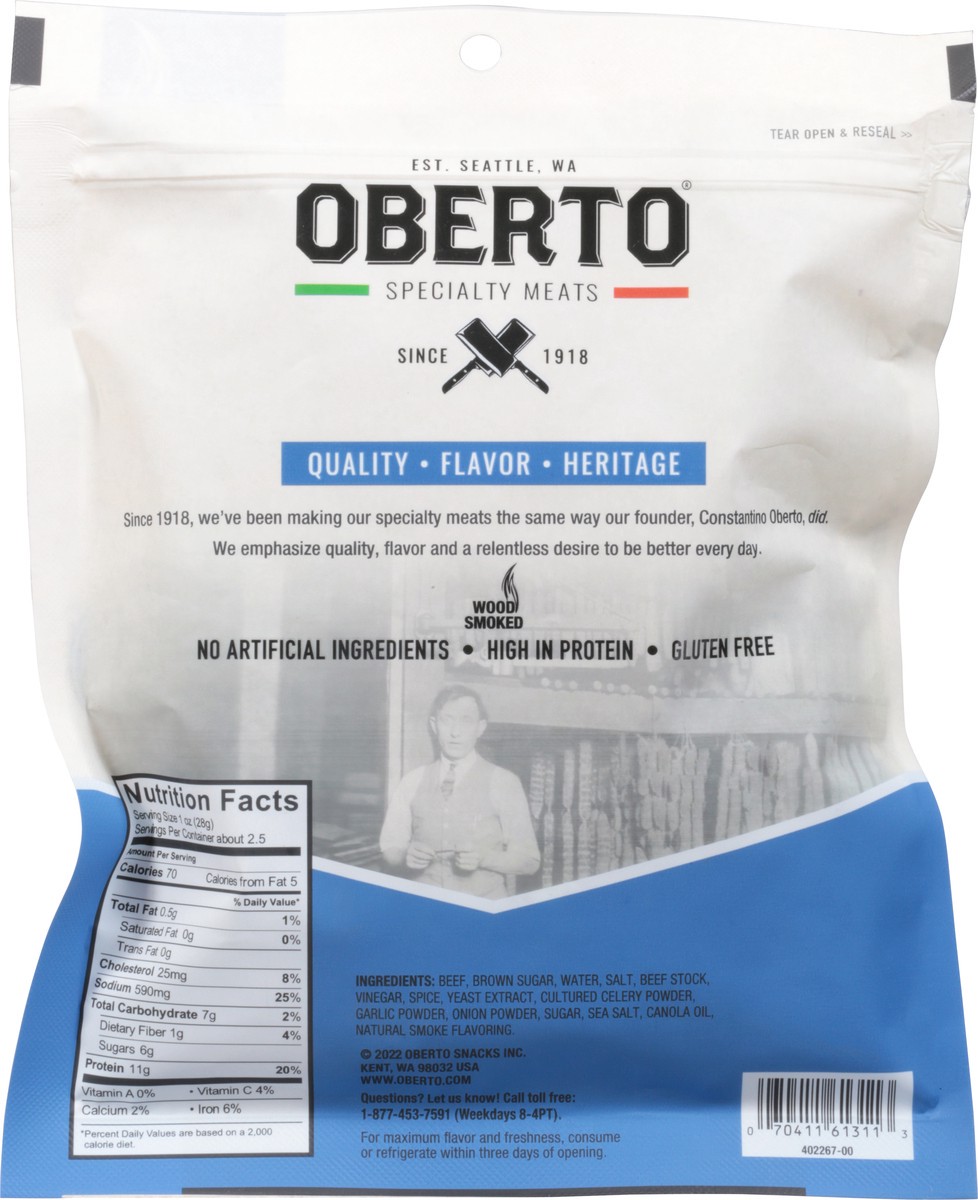 slide 5 of 9, Oberto Peppered Beef Jerky - 2.7 OZ, 2.7 oz