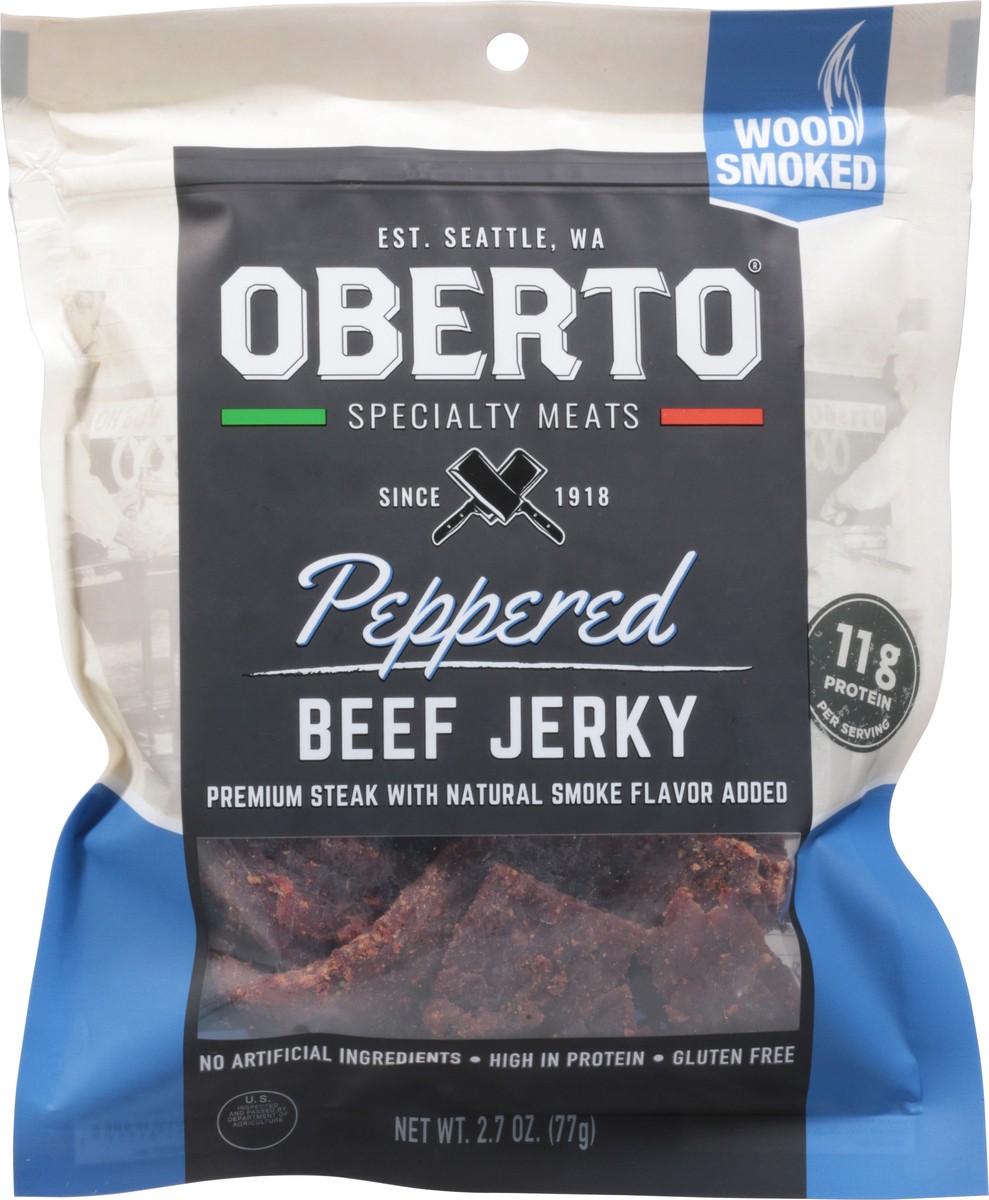 slide 6 of 9, Oberto Peppered Beef Jerky - 2.7 OZ, 2.7 oz