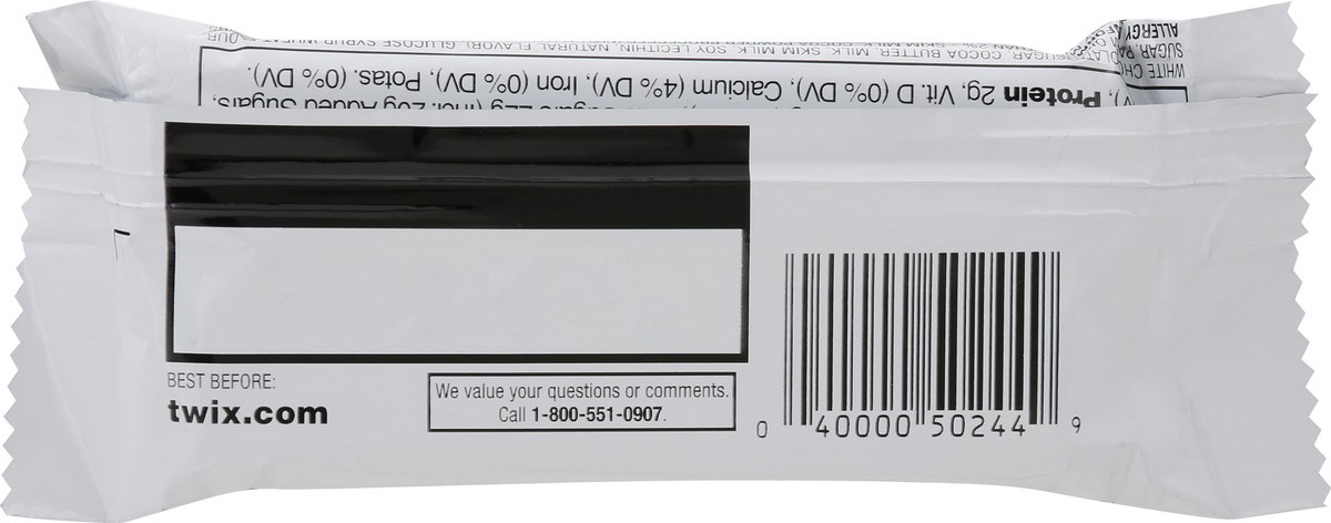 slide 9 of 9, TWIX White Chocolate Cookie Candy, 1.62 oz., 1.62 oz