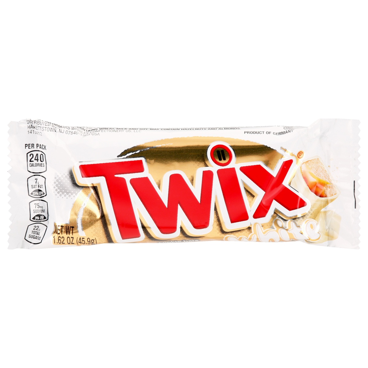 slide 1 of 1, TWIX White Cookie Bars, 1.62 oz