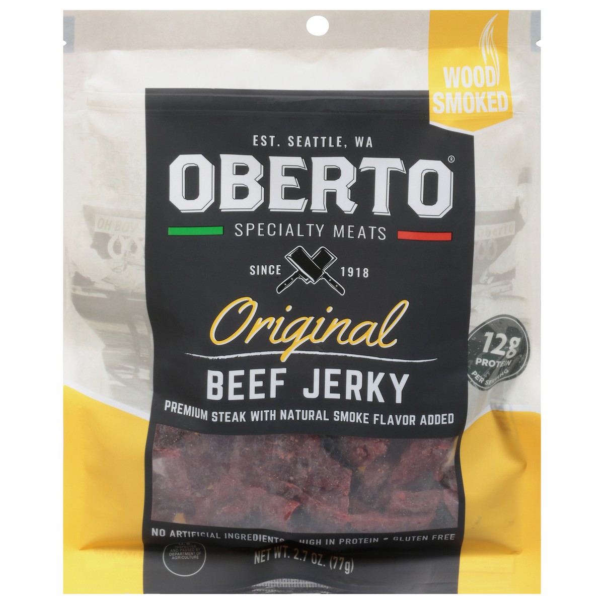 slide 1 of 13, Oberto Original Beef Jerky, 1.27 oz