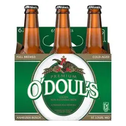 ODouls O'Doul's Premium Golden Non-Alcoholic Beer, 6 Pack 12 FL OZ Bottles