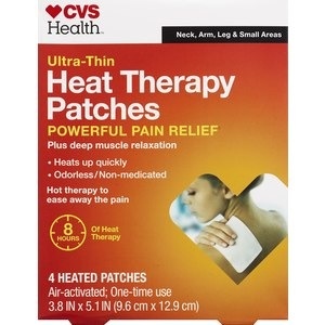slide 1 of 1, CVS Health Small Heat Therapy Patches, 4 ct