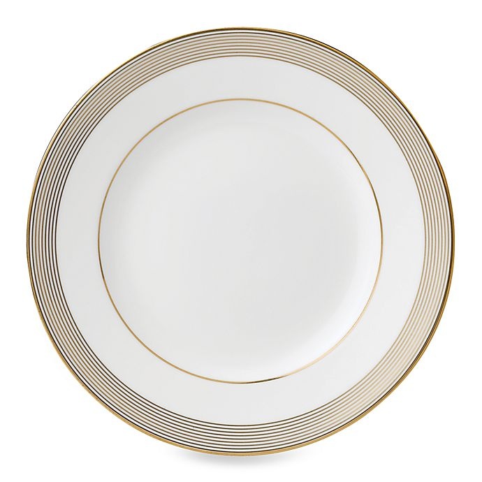 slide 1 of 1, Vera Wang Wedgwood Golden Grosgrain Salad Plate, 1 ct