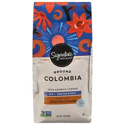 Signature Select Coffee Ground Medium Roast Colombia - 11 Oz