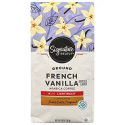 Signature Select Coffee Arabica Ground Light Roast French Vanilla - 10 Oz