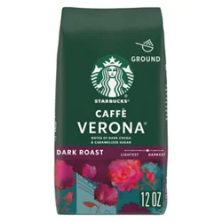 Starbucks Caffè Verona Dark Roast Ground Coffee Bag - 12 Oz