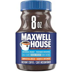 Maxwell House Original Roast Instant Coffee - 8 Oz Jar
