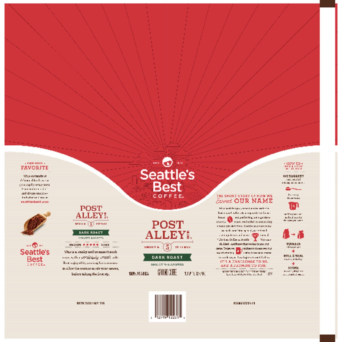 slide 3 of 12, Seattles Best Coffee Ground Coffee Signature Blend No.5 Dark & Intense - 12 Oz, 12 oz