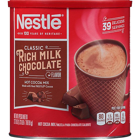 slide 1 of 1, Nestle Hot Cocoa Mix Rich Milk Chocolate Flavor - 27.7 Oz, 27.7 oz