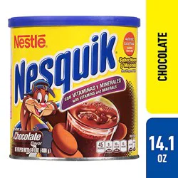 Nesquik Chocolate Flavored Powder Canister - 14.1 Oz