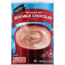 Signature Select Cocoa Mix Hot - 20 Oz