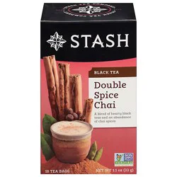 Stash Black Tea Double Spice Chai - 18 Count