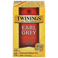 Twinings Of London Black Tea Earl Grey - 20 Count