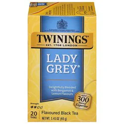 Twinings Of London Black Tea Classics Lady Grey - 20 Count