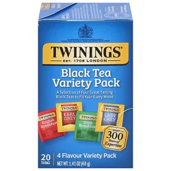 Twinings Of London Black Tea Classics Variety Pack - 20 Count