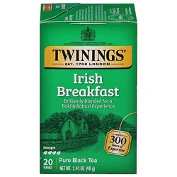 Twinings Of London Black Tea Irish Breakfast - 20 Count