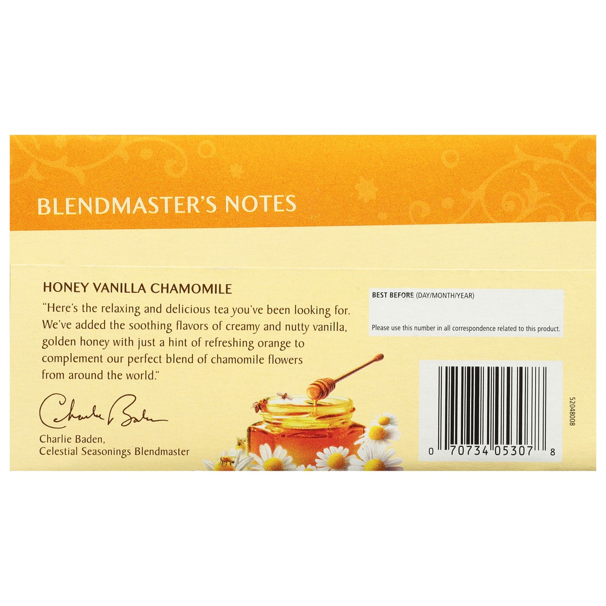 slide 5 of 11, Celestial Seasonings Herbal Tea Bags Caffeine Free Honey Vanilla Chamomile 20 Count - 1.7 Oz, 20 ct