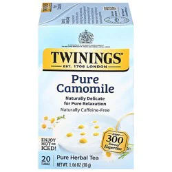 Twinings Of London Herbal Tea Pure Camomile - 20 Count