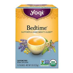 Yogi Herbal Supplement Tea Organic Bedtime 16 Count - 1.85 Oz