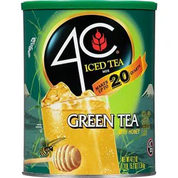4c Foods Iced Tea Mix Green Tea With Honey - 47.2 Oz