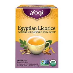 Yogi Herbal Supplement Tea Egyptian Licorice 16 Count - 1.27 Oz