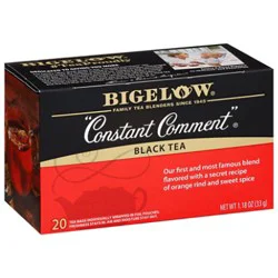 Bigelow Constant Comment Tea Bags Flavored With Rind Of Oranges And Spice 20 Count - 1.18 Oz