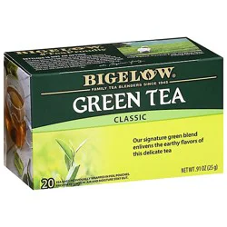 Bigelow Green Tea Bags Classic 20 Count - 0.91 Oz