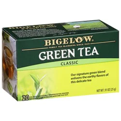 Bigelow Green Tea Bags Classic 20 Count - 0.91 Oz