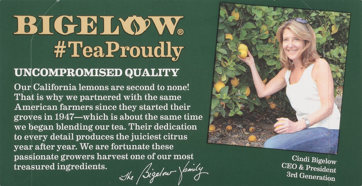 slide 5 of 9, Bigelow Green Tea With Lemon, 0.91 oz