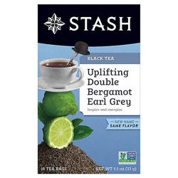 Stash Black Tea Double Bergamot Earl Grey - 18 Count