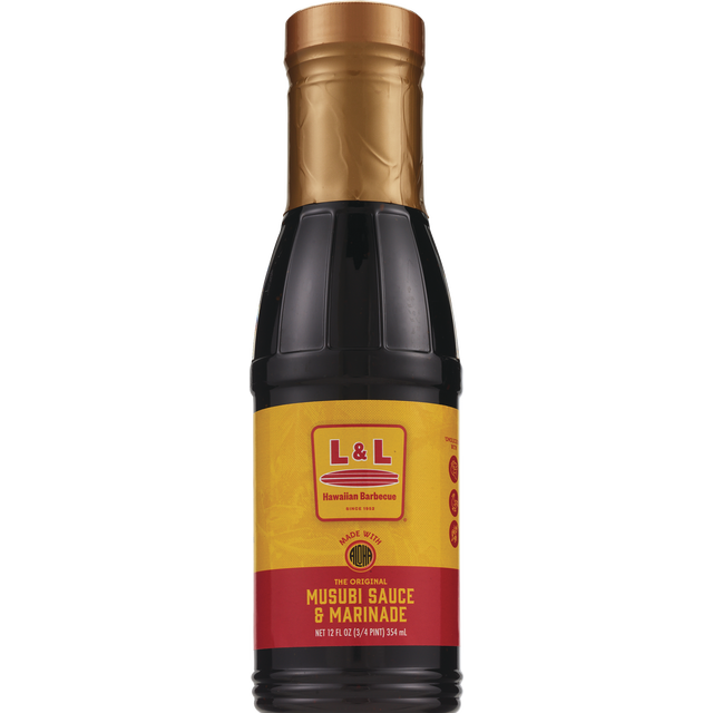 slide 1 of 1, L&L Hawaiian Barbecue The Original Musubi Sauce & Marinade 12 fl oz, 12 fl oz