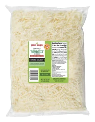 Giant Eagle Whole Milk Low-Moisture Shredded Mozzarella Cheese
