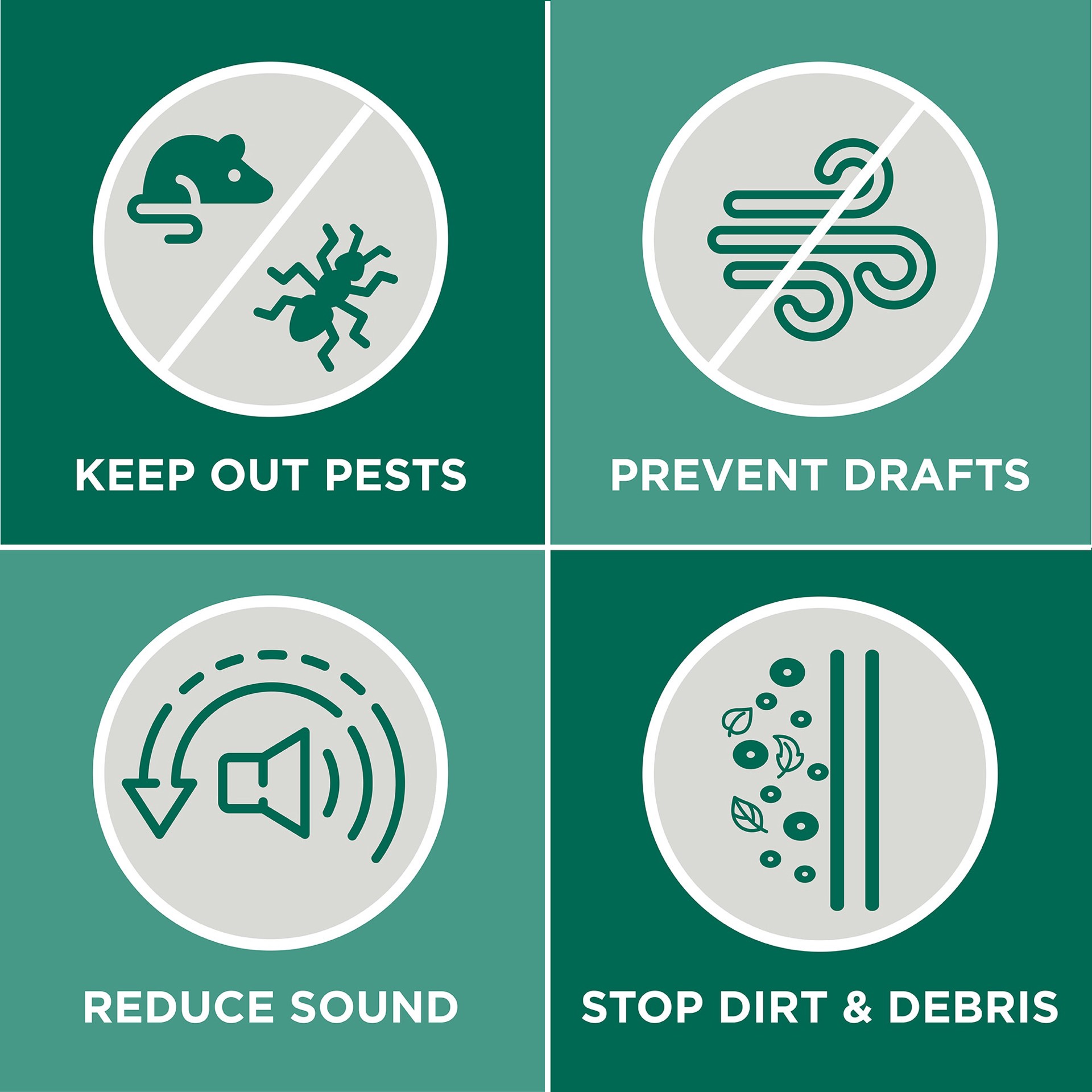 slide 5 of 6, M-D 36-in Bronze Door Sweep (Install with Screws), 1 ct