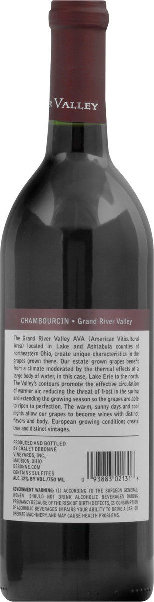 slide 9 of 9, Debonne Vineyards Chambourcin 750 ml, 750 ml