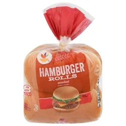 Giant Enriched Hamburger Rolls - 8 ct