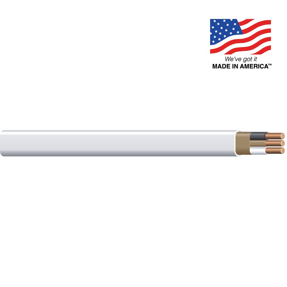 slide 3 of 3, Southwire 250-ft 14 / 2 / Romex SIMpull Solid Indoor CU NM-B W/G Individual pack ( By-the-roll ), 1 ct