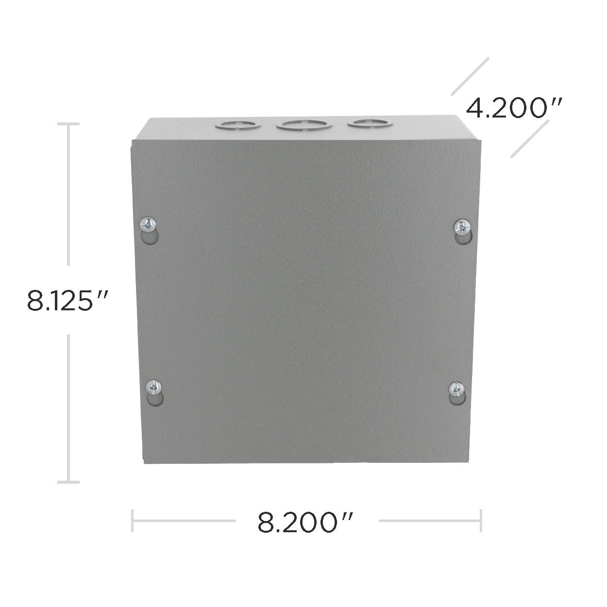 slide 4 of 6, Hubbell WIEGMANN Metal New work Enclosure Electrical Box, 1 ct