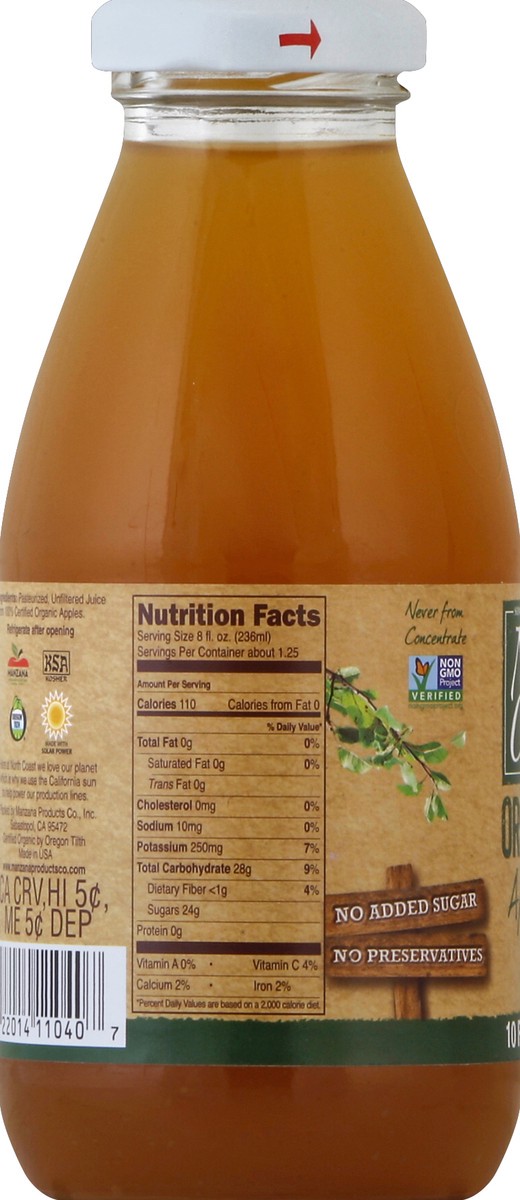 slide 3 of 4, North Coast Organic Apple Juice, 