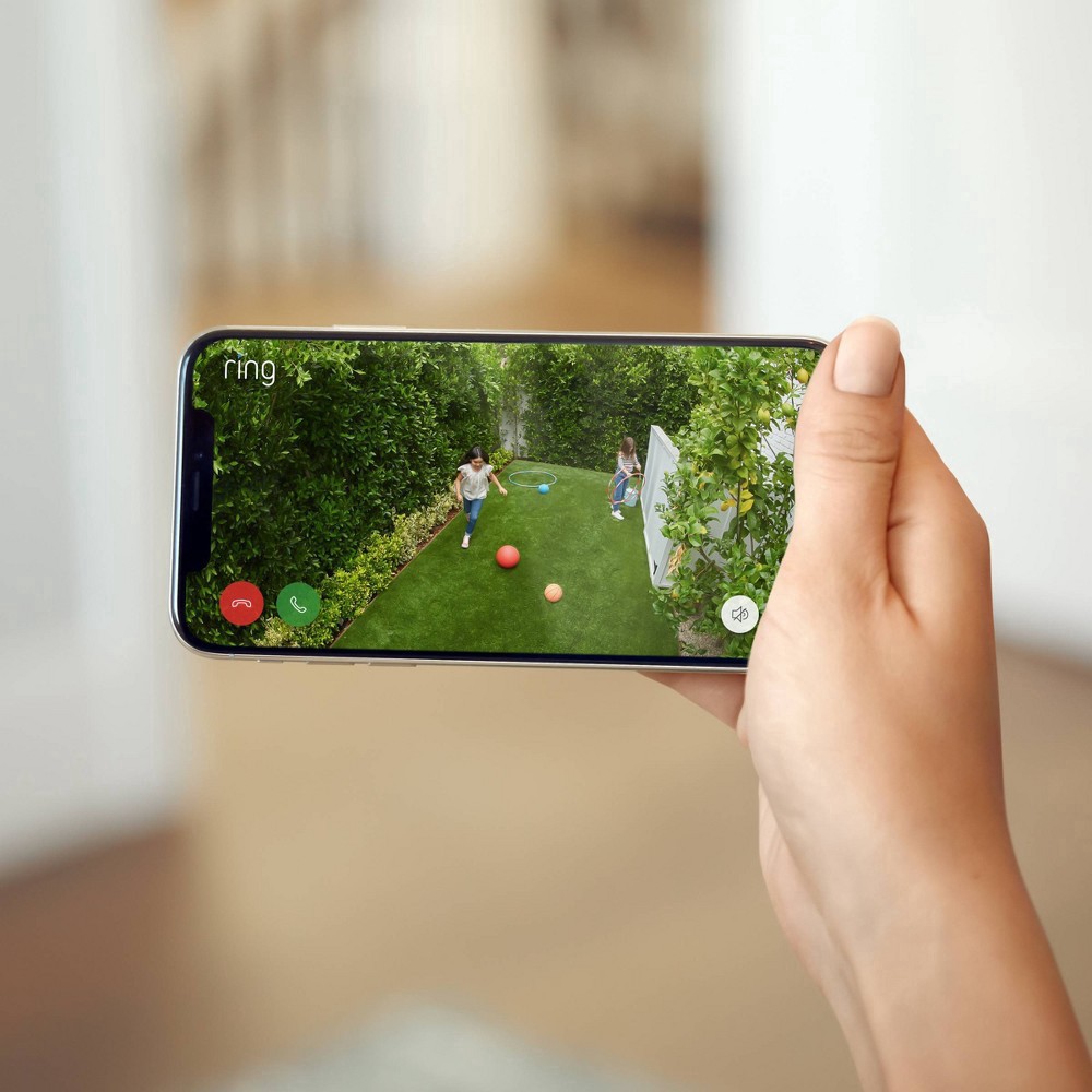 slide 3 of 7, Ring 1080p Wireless Stick Up Security Camera (Battery) - White, 1 ct