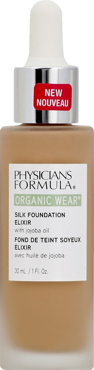 slide 7 of 12, Physicians Formula Organic Wear Silk Foundation Elixir Medium to Tan, 30 ml