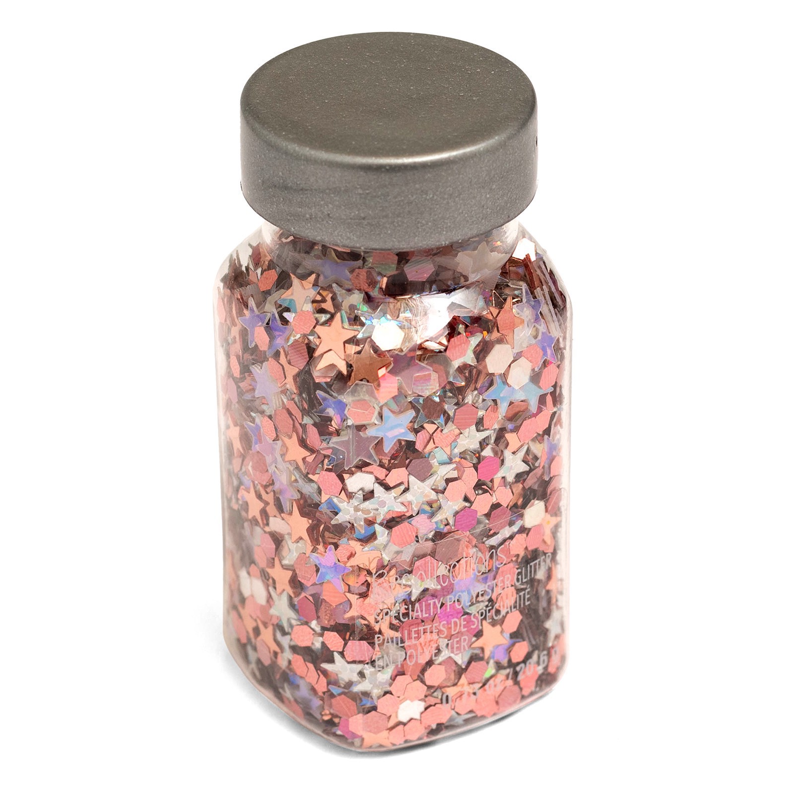 slide 5 of 5, Rose Stars Specialty Polyester Glitter By Recollections, 0.73oz., 0.73 oz