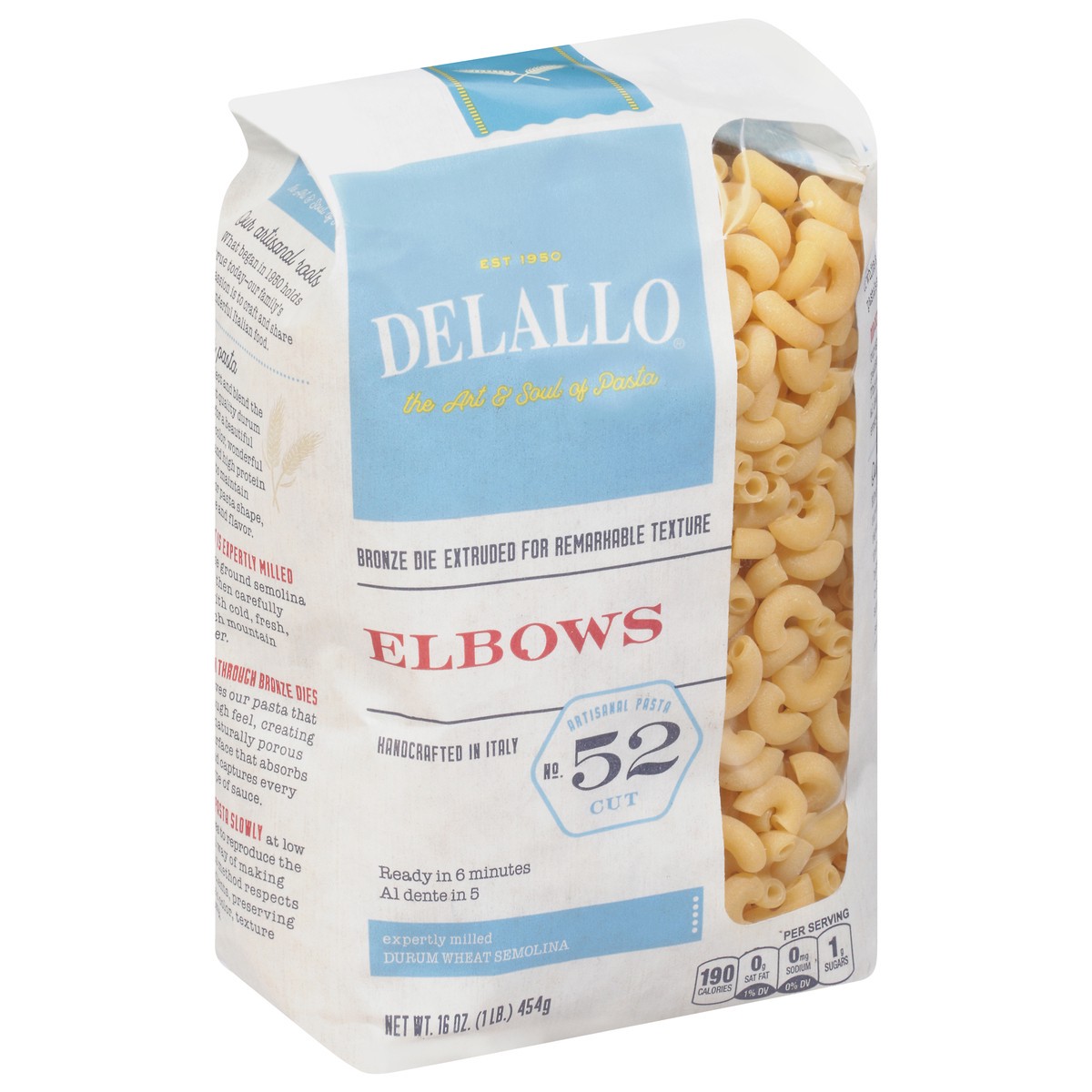 slide 7 of 11, DeLallo Elbow Pasta, 1 lb