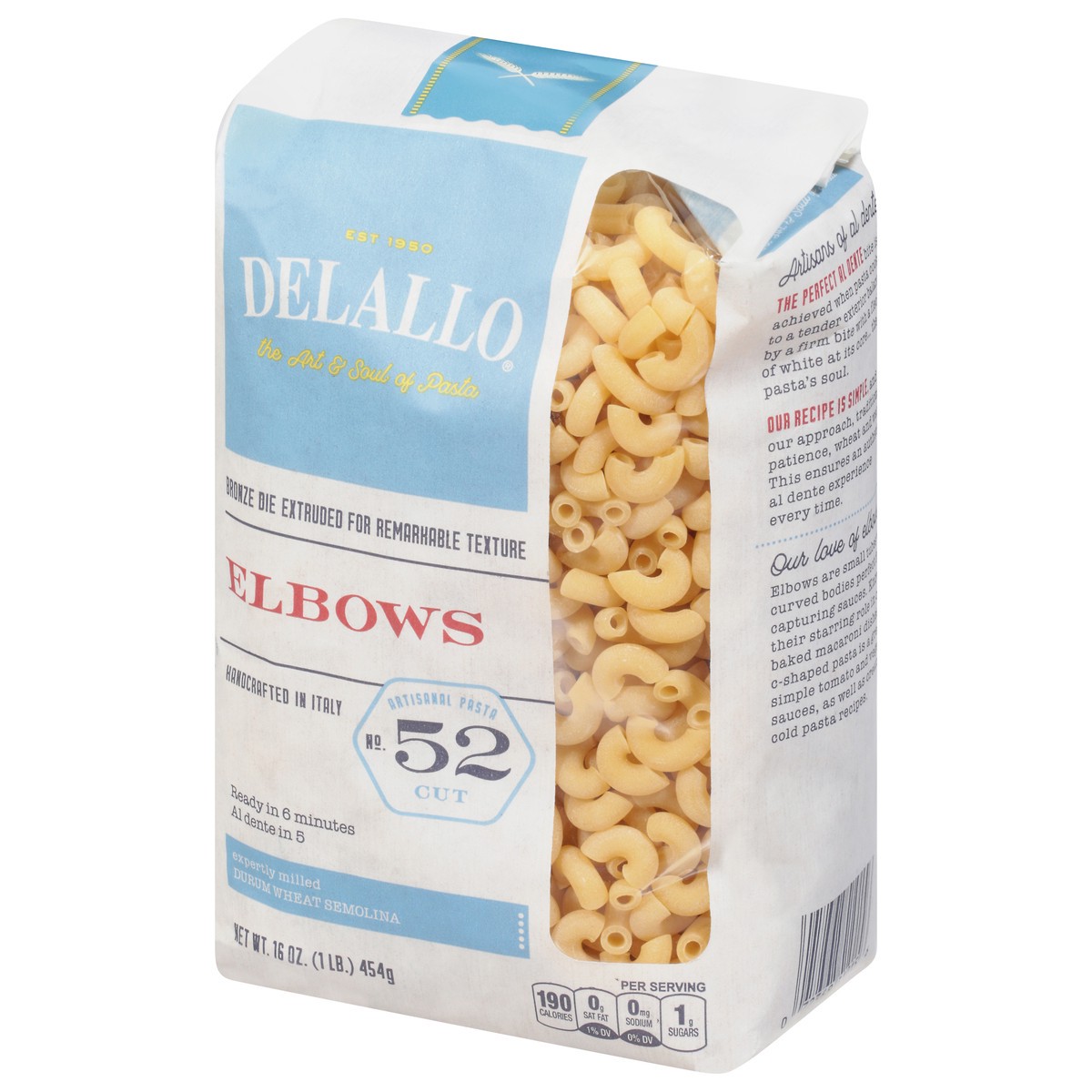 slide 11 of 11, DeLallo Elbow Pasta, 1 lb